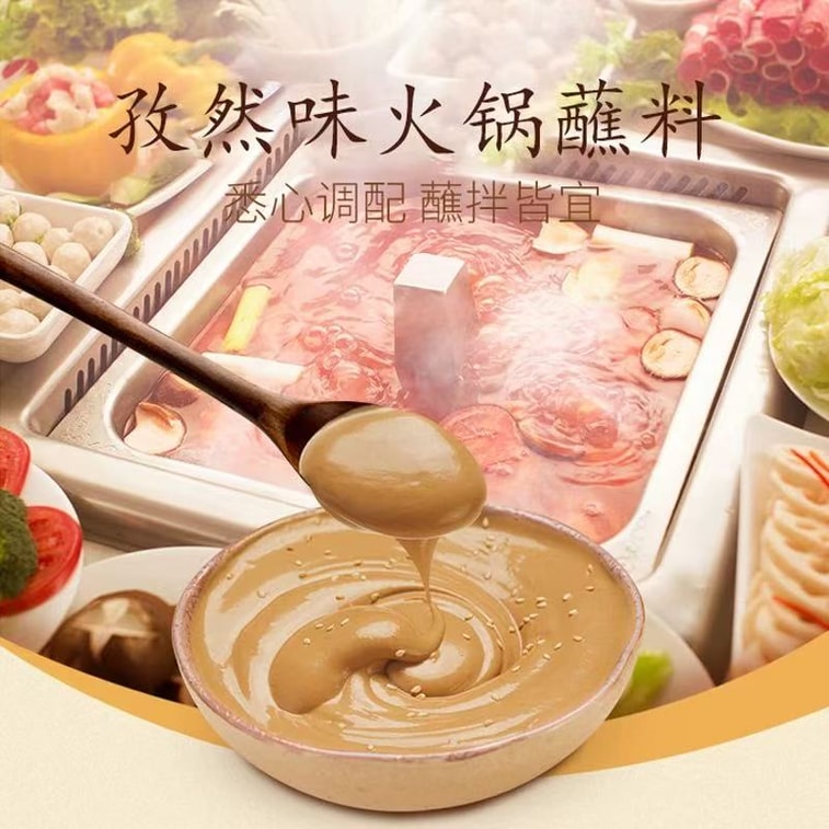 海底捞 【一料多用】【吃火锅 凉拌菜 拌面】 火锅蘸料烤肉蘸料调味料孜然味 120g*2包 4
