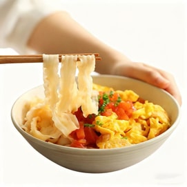 【中国直邮】 南食召 台式刀削面宽面拌油泼面烩面条挂面速食560g*1袋