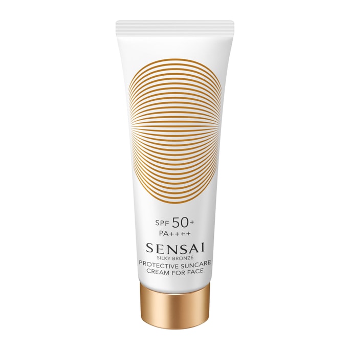 【日本直邮】 日本 SENSAI 丝光溢彩抗老养肤面部防晒霜 50ml SPF50+/PA++++