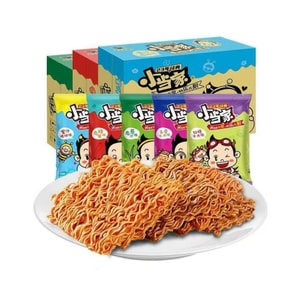 台湾 统一 小当家干脆面干吃面 捏碎面休闲童年怀旧老款 混合口味20g*5袋