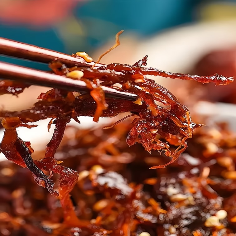 好巴食 灯影素牛肉絲 250g 約15包 香辣味 爆款零食小吃辣條 【四川特產】追劇解饞 香酥麻辣一口上頭 4