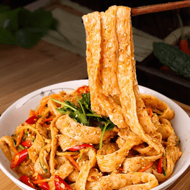 邹有才 牛筋面 500g【陕西凉皮辣条面条】