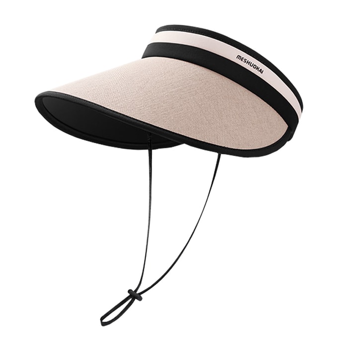 Summer Outdoor Sun Hat Beige 1pc