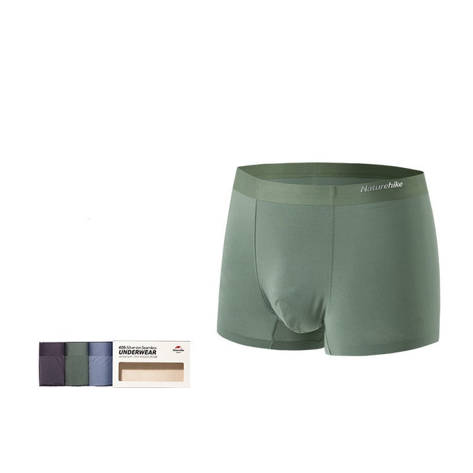 Silver ion quick-drying seamless underwear men's XL three-pack