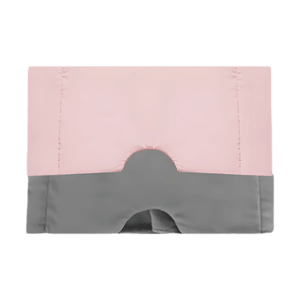 테크 그래비티 수면 안대, 빛 차단, 사계절용, 양면형, 핑크/그레이, 전자레인지 사용 가능