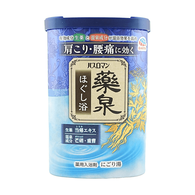 バスロマン 薬用入浴剤 21.16oz 【温浴効果】【血行促進】【疲労回復】【癒しのハーブの香り】