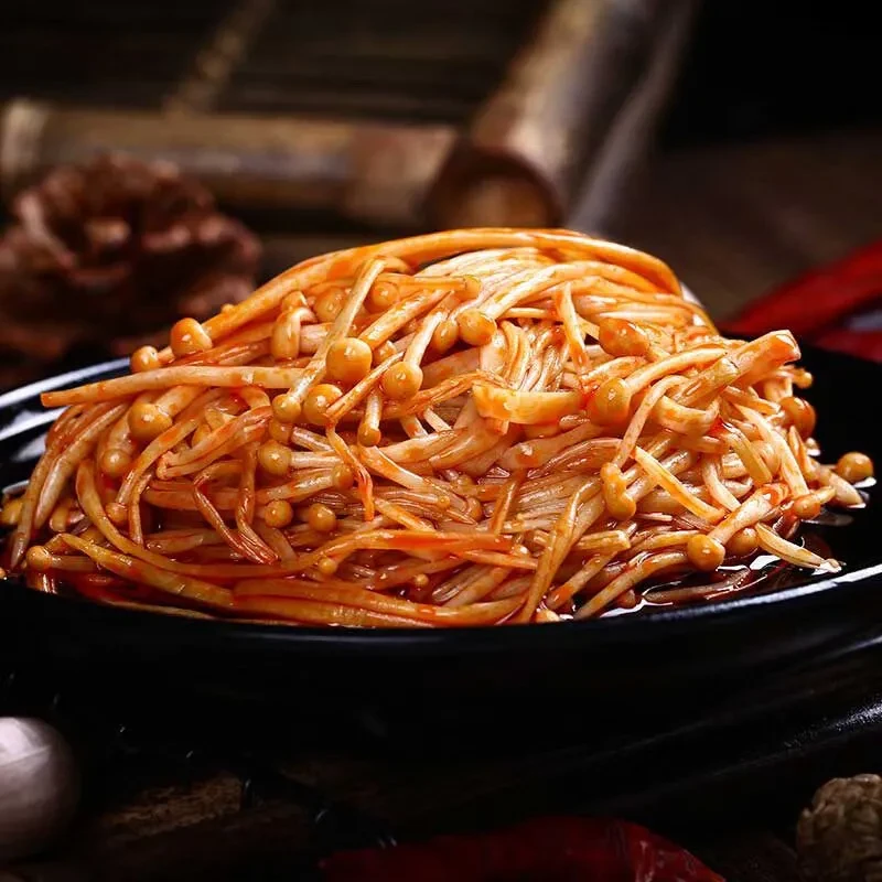 金大洲 【店慶大促】香辣金針菇 美味下飯零食小吃【內3包】180克*1袋