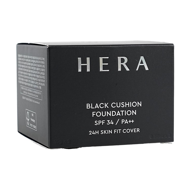 ファンデーション HERA BLACK CUSHION 25N1 SPF34 PA++ HERA Black Cushion SPF34 PA++ 15g With Refill #13N1 Procelain
