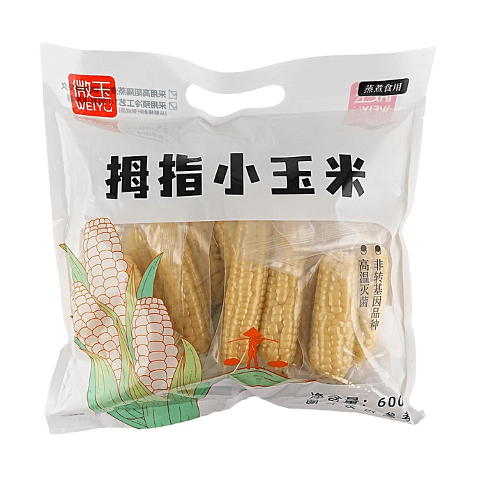 엄지손가락 크기 미니 콘 패밀리 팩 21.16 oz【Non-GMO】【무설탕】【Yami 독점】