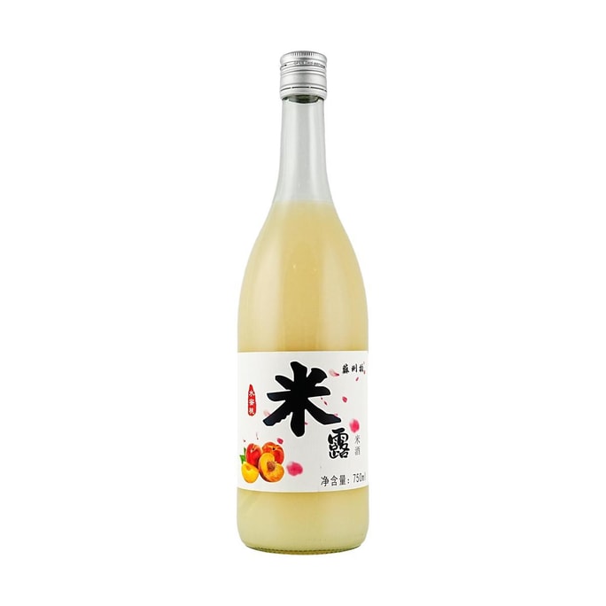 蘇州橋 水蜜桃米露 米酒醪糟甜酒 750ml【0.5%vol低度微醺小酒】【溫潤適口清爽香甜】【亞米獨家】