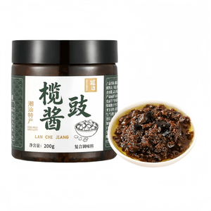 Chaozhou-style 0-additive Olive Bean Sauce, Black Olive Bean Sauce For Steaming Ribs And Fish, Cantonese Home Cooking, Olive Corner Sauce, Olive Bean Sauce 200g*1 Jar