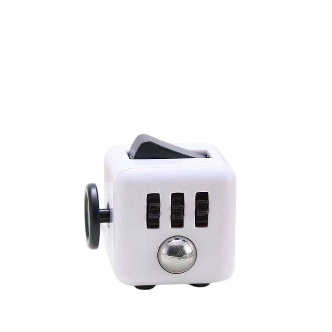 【中国直送】ミニソ ストレス解消グッズ：指先ルービックキューブ【ストレス解消】【ストレス解消おもちゃ】【白黒】1個