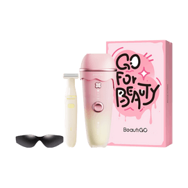 BEAUTIGO IPL強烈脈衝光 冰淇淋藍寶石冰點除毛儀 溫和舒適 全身除毛 #櫻花奶凍【護目鏡電動刮毛刀超值裝】