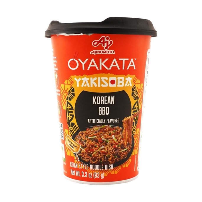 Instant Noodles Yakisoba Oyakata Ramen Koran Bbq 3.3 oz 