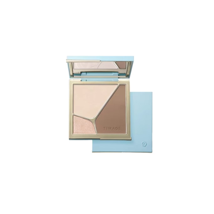 Sculpting Powder Plate 5.2g 1 Set Of High Gloss Foundation Makeup
