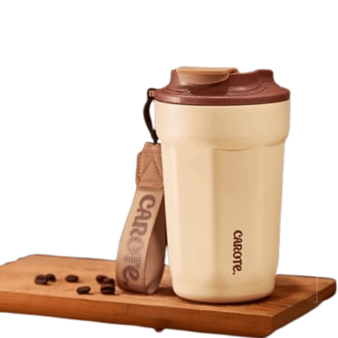 Thermos cup with ceramic coating inner liner coffee cup latte colour 450 ml 1 piece