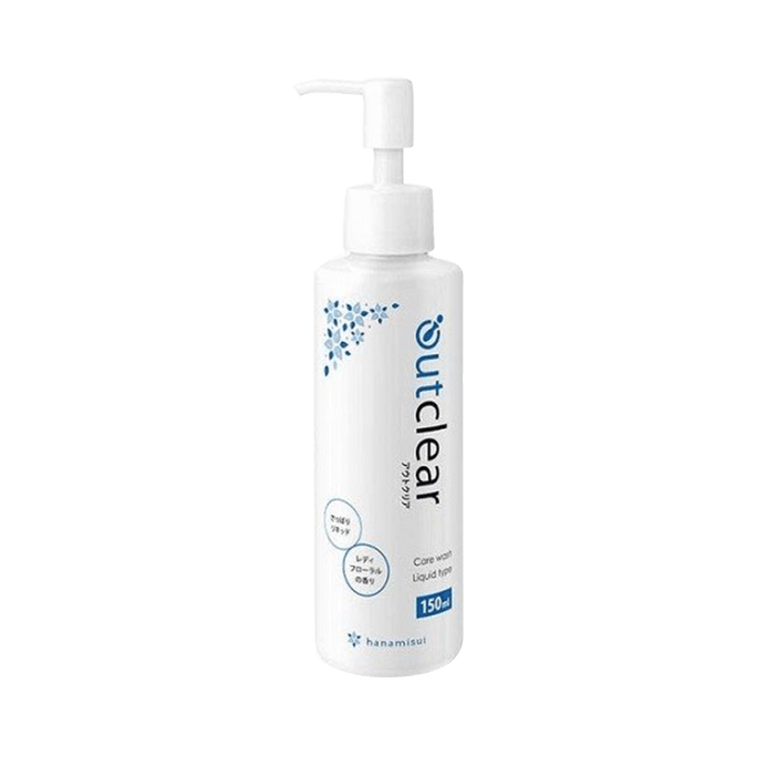 outclear feminine sensitive area cleansing lotion 150ml