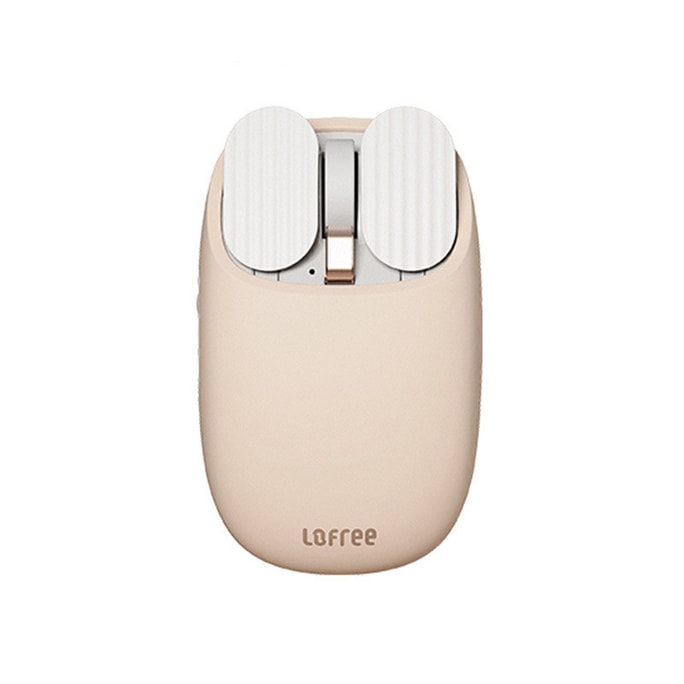 Mouse wireless Bluetooth charging milk tea color