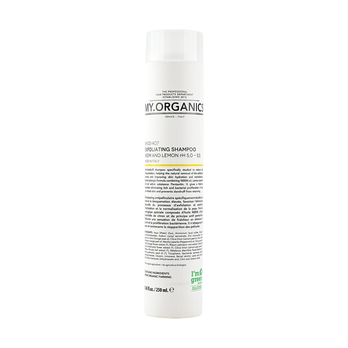 Exfoliating Shampoo with Neem and Lemon , 8.45 fl.oz