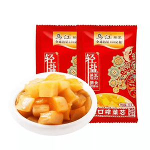 乌江 脆口榨菜芯休闲下饭菜咸菜便携小菜涪陵榨菜22g*2袋
