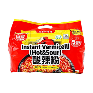 Instant Vermicelli, 5 Pack -Spicy and Sour Flavor 18.52 oz