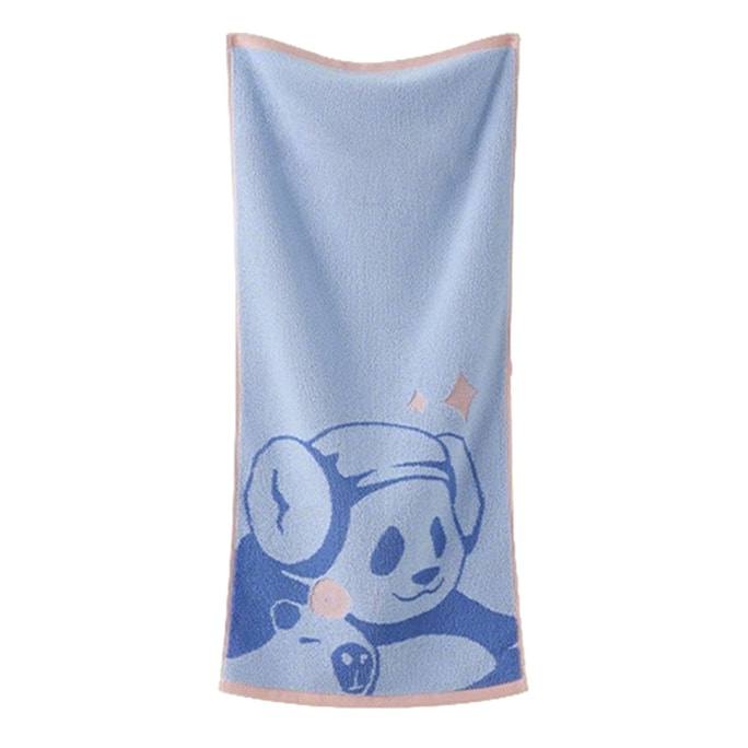 Cotton Towels 1 Piece Blue Panda Series Water Home Face Towel FBYQC