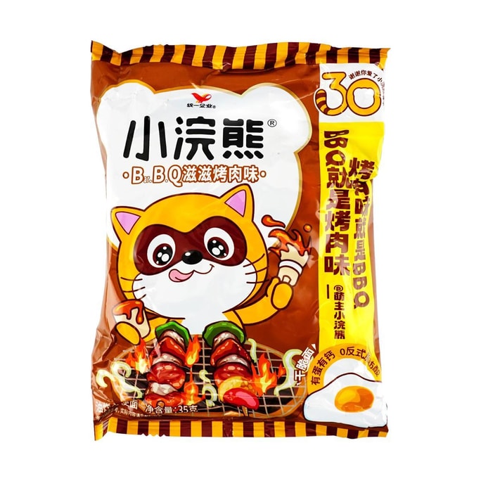 统一 小浣熊干脆面 烤肉味 35g 新老包装随机发