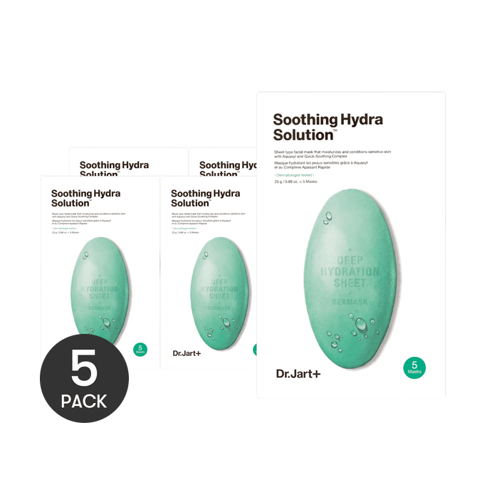 Dermask Water Jet Soothing Hydra Solution Mask 5sheets*5packs