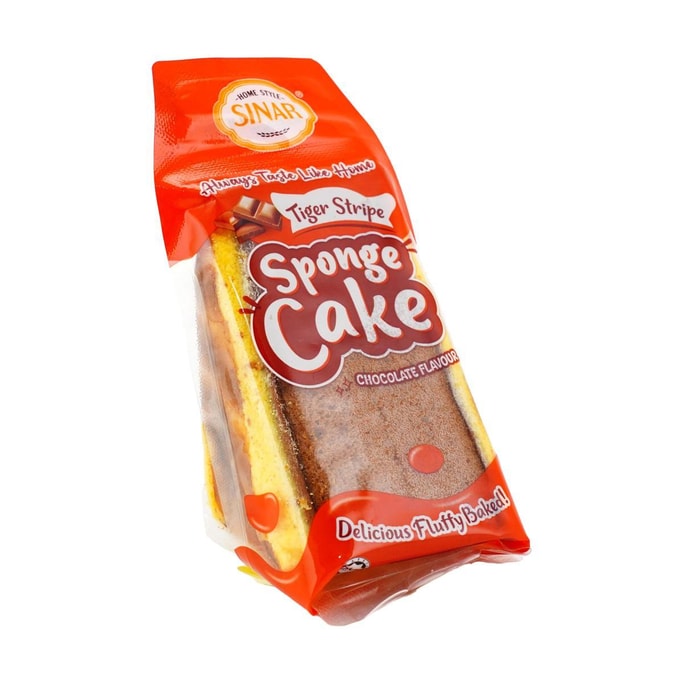 Sandwich Tiger Stripe Sponge Cake,Chocolate Flavor , 3.17 oz