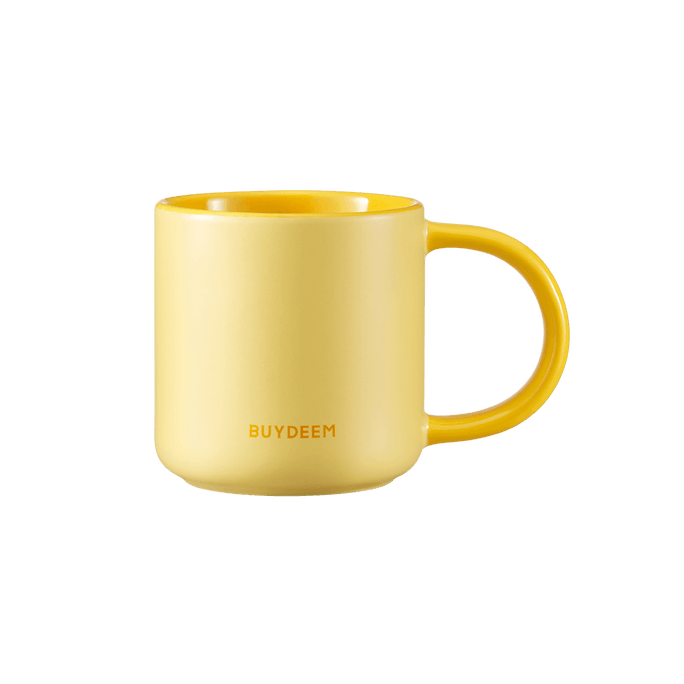 Ceramic Mug Matte Yellow 350ml