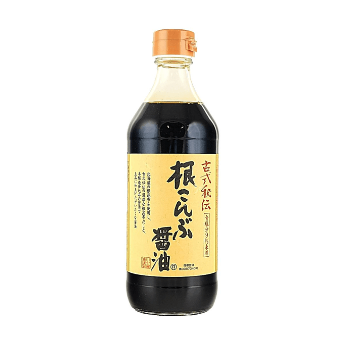 히덴 네콤부 쇼유 다시마 육수 (16.91 fl oz) 【프리미엄 일본 저염 감칠맛 조미료】