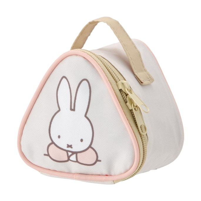 Miffy Cooler Lunch Bag, Rice Ball-Shaped Mini Bento Bag, Portable Lunch Box Pouch, miffy