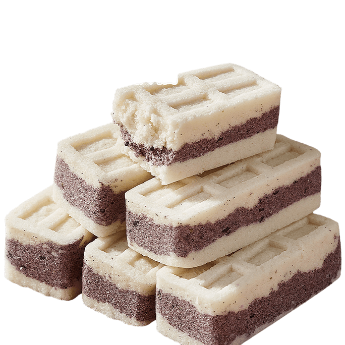 【中国直邮】 柠e购精选 比比赞 黑米芡实糕 解馋代餐零食 375g(约15包)