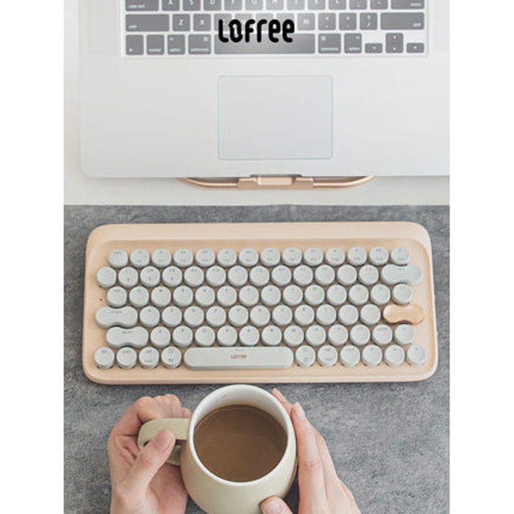 中国からの直送】Lofree ミルクティー メカニカルキーボード 中国からの直送】Lofree ミルクティー メカニカルキーボード