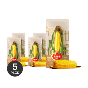Sweet Glutinous Corn , 8 oz *5【5 Pack】【 Yami Exclusive】