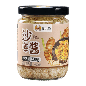 【中国直送】明月月小初本店 本格広東サンドジンジャーソース 新鮮な広東風白切りチキン＆ポークトリッパディップソース 家庭用ボトル入り 230g×1本