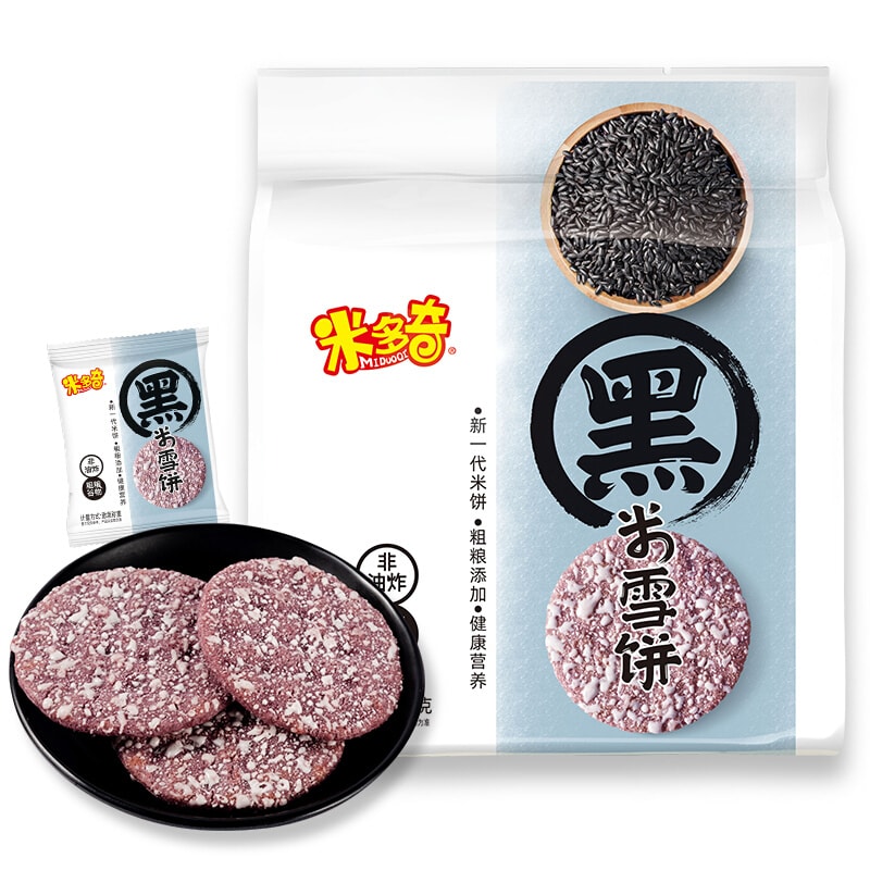 米多奇黑米雪饼336克怎么样