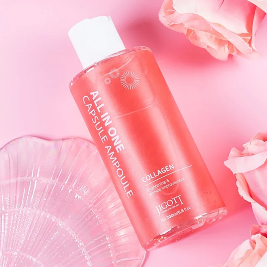 韓國 吉高特 全效膠原蛋白膠囊安瓶200ml 輕盈保濕令肌膚柔滑舒適