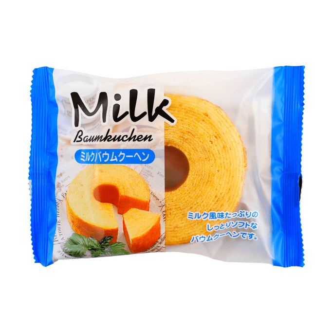 日本TAIYO FOODS 年輪蛋糕 牛奶味 82g