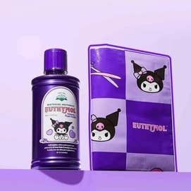Whitening Purple Corrector Mouthwash Sanrio Kuromi Special Edition 16.9 fl oz + [GIFT] Kuromi Picnic Mat