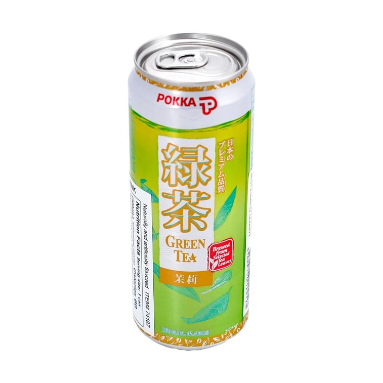 日本POKKA SAPPORO札幌 綠茶飲料 茉莉口味 罐裝 300ml 12