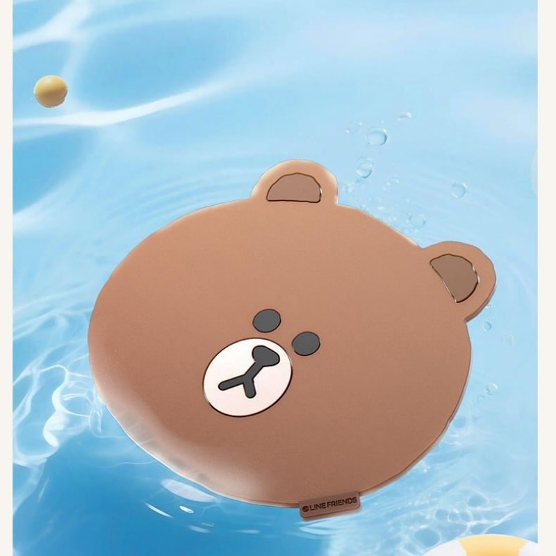 【中國直郵】 日本 LINE FRIENDS 布朗熊車載防滑墊 創意汽車擺飾 單裝 大號裝