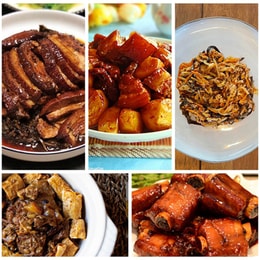 美食計畫 02. 梅菜扣肉 馬鈴薯紅燒肉 魚香肉絲 腐竹牛肉 無錫排骨