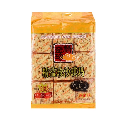 精益珍沙琪玛芝麻味518g怎么样