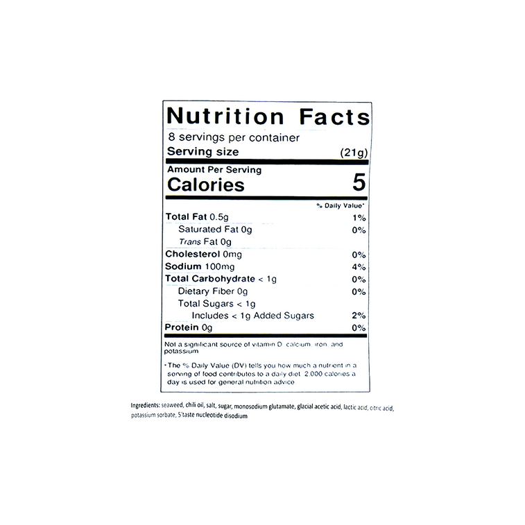 金堆谷 海帶結酸辣味 168g 8