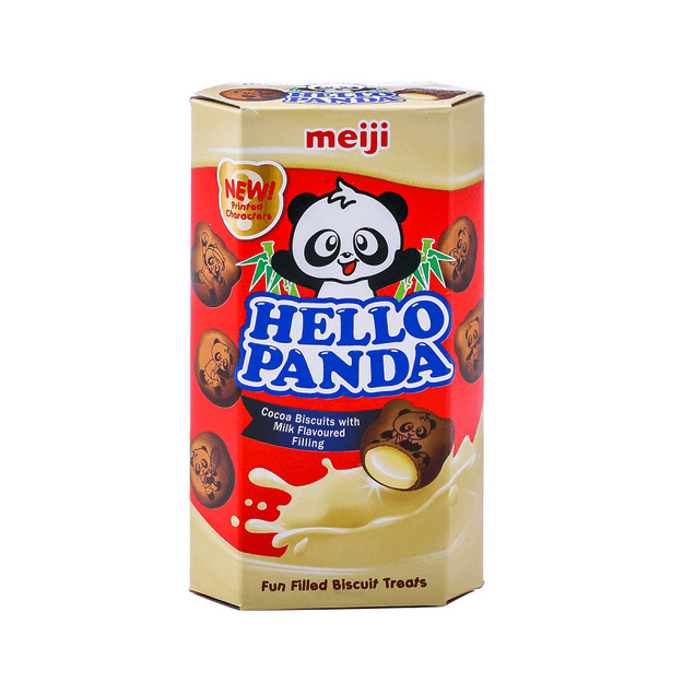 商品详情 - 【马来西亚直邮】日本 MEIJI 明治熊猫巧克力奶油夹心饼干 43g - image  0