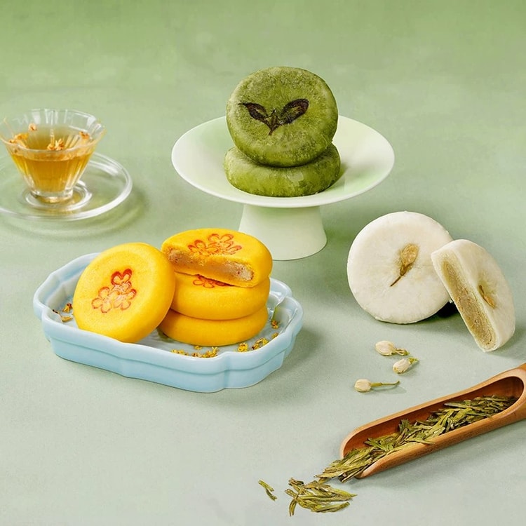 Yuxiang Jasmine Cake 1 Box Fresh Jasmine Scent Soft Fluffy Not
