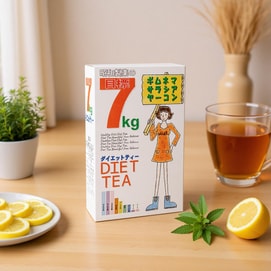 日本昭和制药 目标7kg 七公斤瘦身茶 DIET TEA控制体重祛湿 30包入【林允推荐】