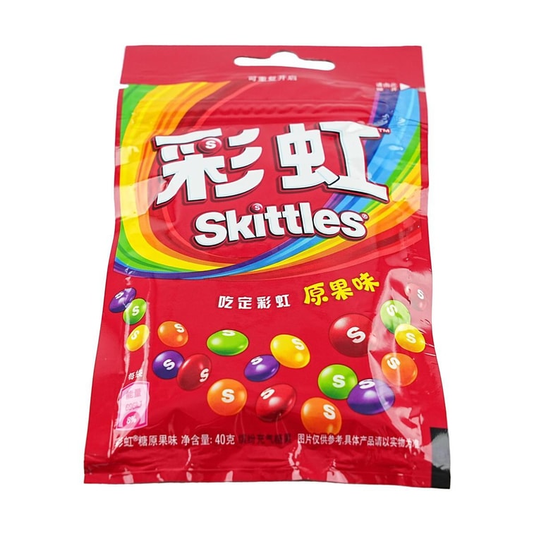 彩虹糖 吃定彩虹脆皮軟糖 原果味 40g *5【5份超值裝】【混合水果口味】 4