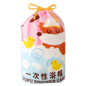 Disposable Thickened Shower Cap Waterproof Bathing Head Cover 1 Bag